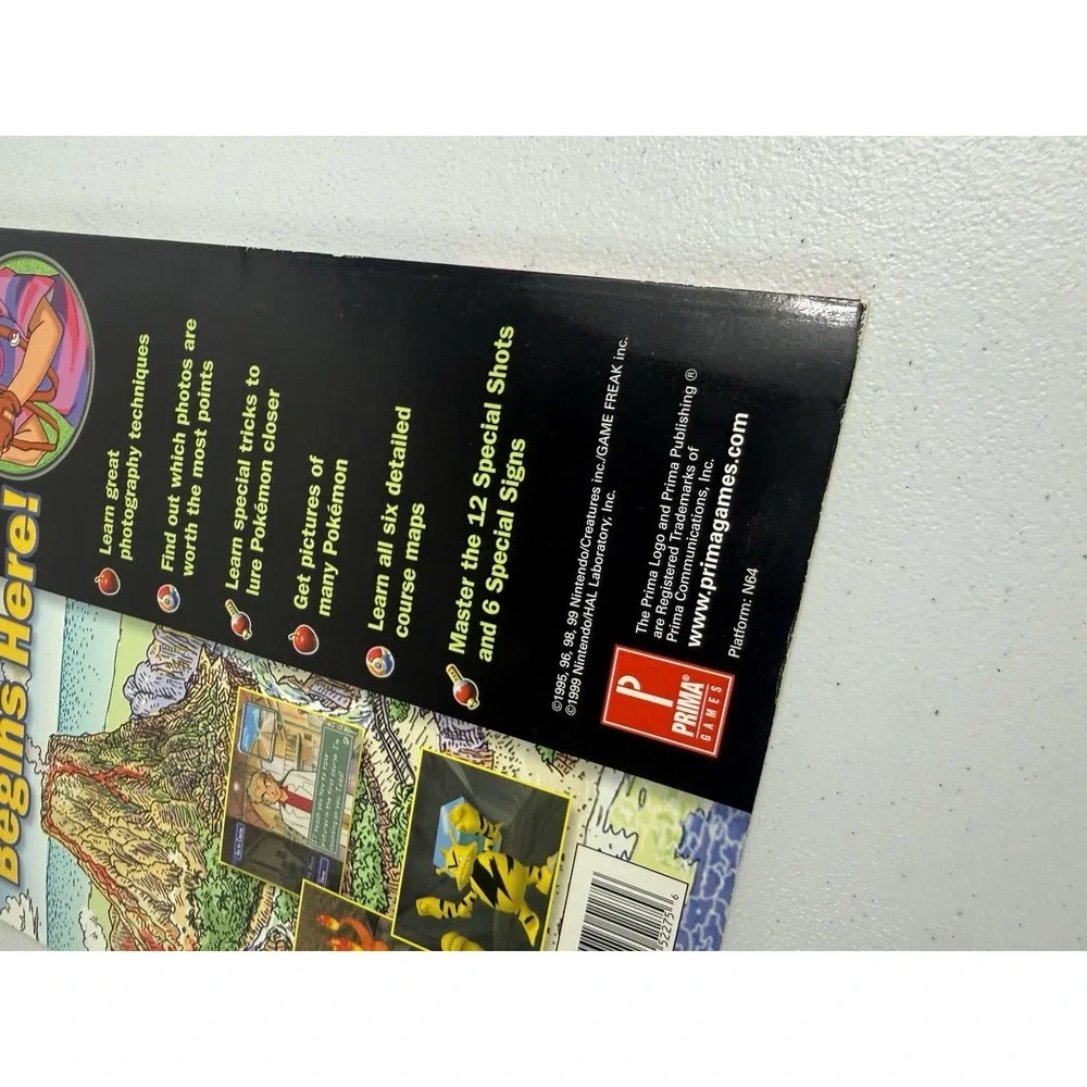 Pokemon Snap Prima's Official Strategy Guide Nintendo 64